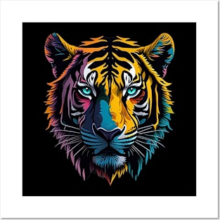 Tiger Face Posters and Art